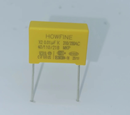 LED için polipropilen film sıkışma önleyici kapasitör 103K/310V P15mm