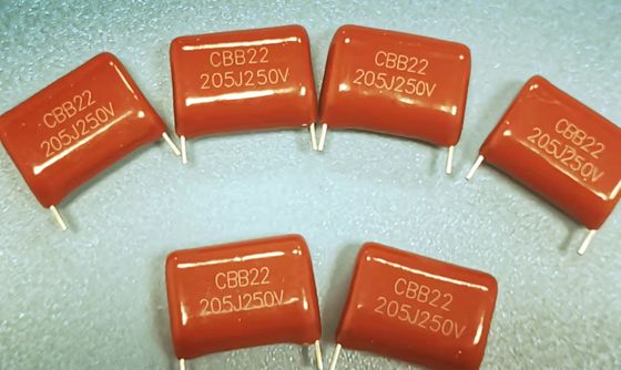 Kalite  Waterproof 250V Metallized Polypropylene Film Capacitor Flame Retardant fabrika