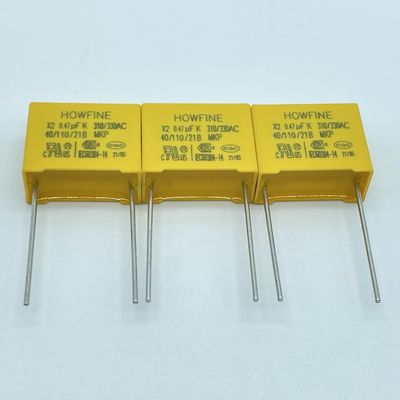 Kalite  UL 275V MPX X2 Safety Capacitor 474K/310V P15 D4 Anti Interference fabrika