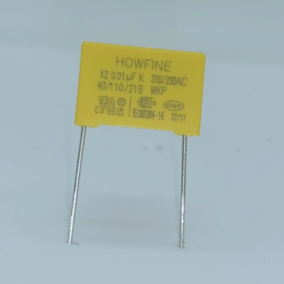 LED için polipropilen film sıkışma önleyici kapasitör 103K/310V P15mm